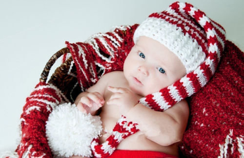 PhotoProp Baby Kerstmis